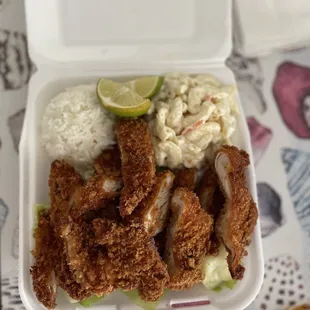 Mini Chicken Katsu Plate