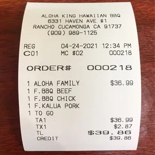 Aloha Family Pack