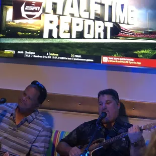 Live music and Big Screen Football