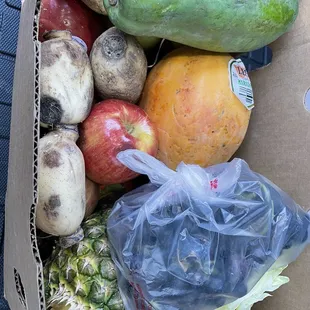 Fresh fruit and veggies