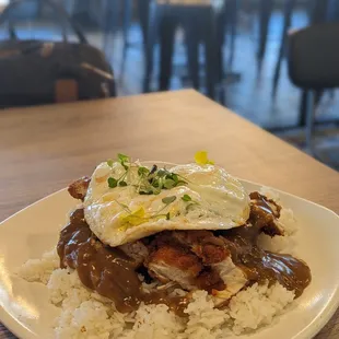 Chicken Katsu loco moco