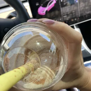 Cinnamon roll protein shake