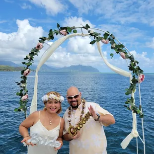 Happy Bride and Groom