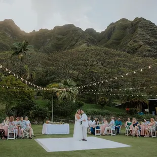 Our beautiful wedding layout
