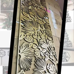 Custom Laser Cut Panels