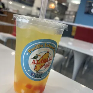 Lychee Lilikoi with rainbow jelly