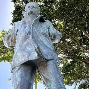 A statue of a seaman