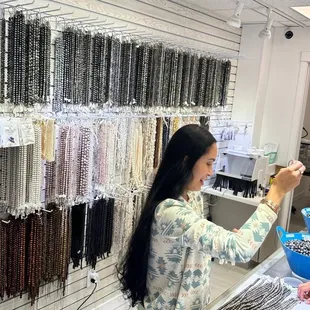 Lots of Tahiti pearl necklaces