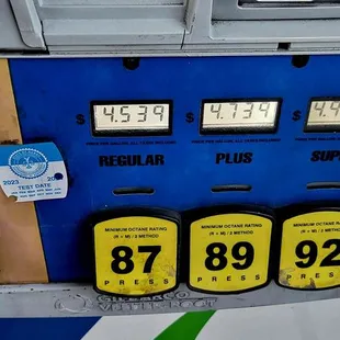 Da gas prices as of August 4, 2024
