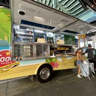 Aloha Plate food truck on Seaside next to Ross in Waikiki