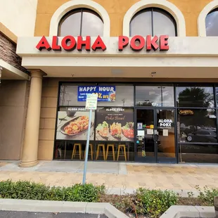 the front of a restaurant