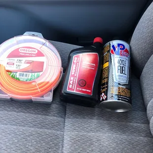 Now I'm ready to cut my grass!