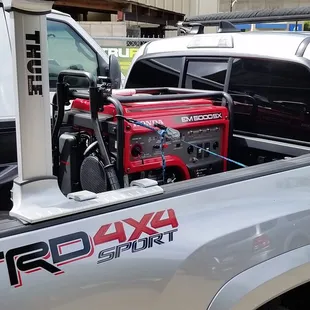 All tucked in ready for the ride home.