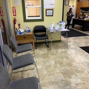 Waiting room.
