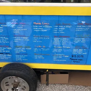New menu!