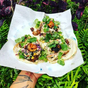 Shrimp tacos
