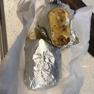 My breakfast wrap