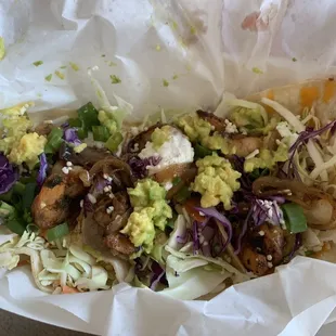Best shrimp tacos on Oahu!