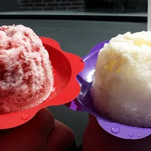 Hawaiian style pina colada and cherry