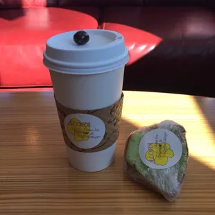 I prefer my coffee in a real cup but at least this comes with a chocolate covered bean.