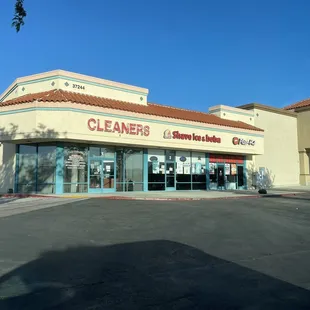 the outside of the store