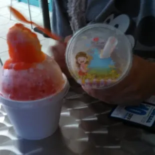 POG shave ice and boba milk tea