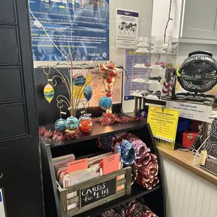Cards and baubles
