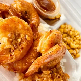 Spicy lemon butter garlic