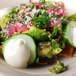 salads, food