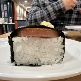 spam musubi = $2.60