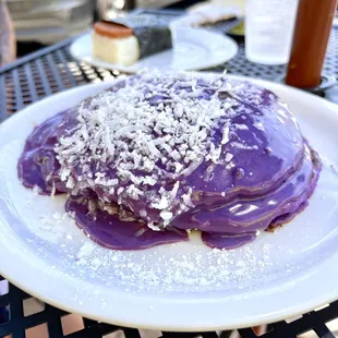 Ube Coconut Pancake