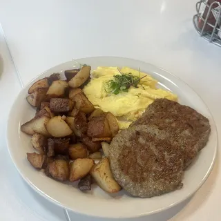 Turkey Patties & Eggs