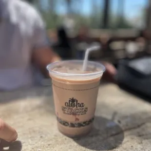 Iced Ube Latte