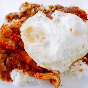 Loco Moco with Chicken Katsu