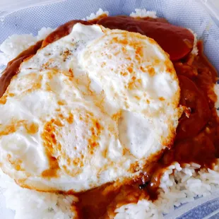 Loco Moco with Spam