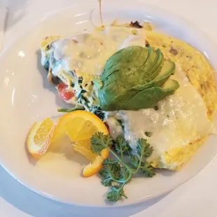 Avocado omelette