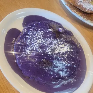 Ube Coconut Pancakes