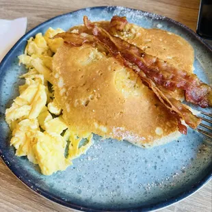 Two Eggs and Protein Breakfast
