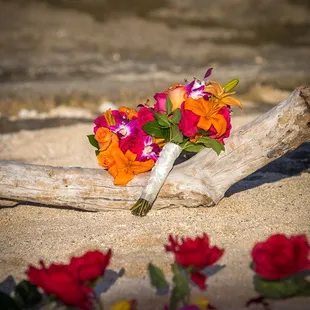 Our Kauai Florist created these 2 beautiful bouquets!