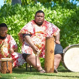 We had a wonderful wedding ceremony planned for our beautiful couple with a surprise element for their guests. Hawaiian drummers and dance!