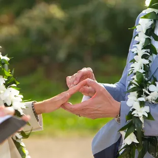 We love our LGBT couples too! Here is a ring exchange!