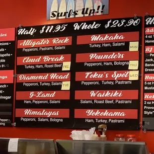 Sub menu 1/25/2024