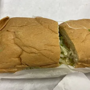 That&apos;s a half a sandwich. The whole is ginormous.