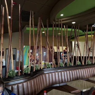 Inside dining area