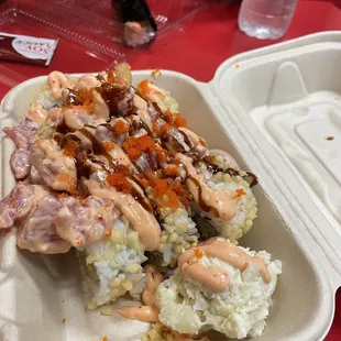 Delicious dynamite roll :)