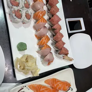sashimi, sushi, food, sushi and sashimi