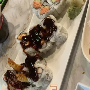 Spicy tuna, Shrimp Tempura Roll, Fried Roll