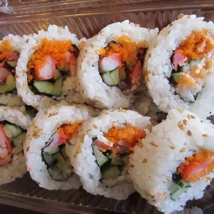 california rol w/masago