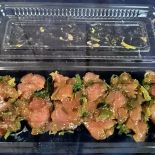 Feb 2025 2 orders of ahi poke nigiri :D pretty good