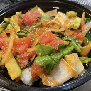 Poke bowl + Salmon eggs